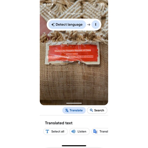 Macame Jute Boho Organic Lined Textured Handles Bag Vintage - Picture 8 of 9